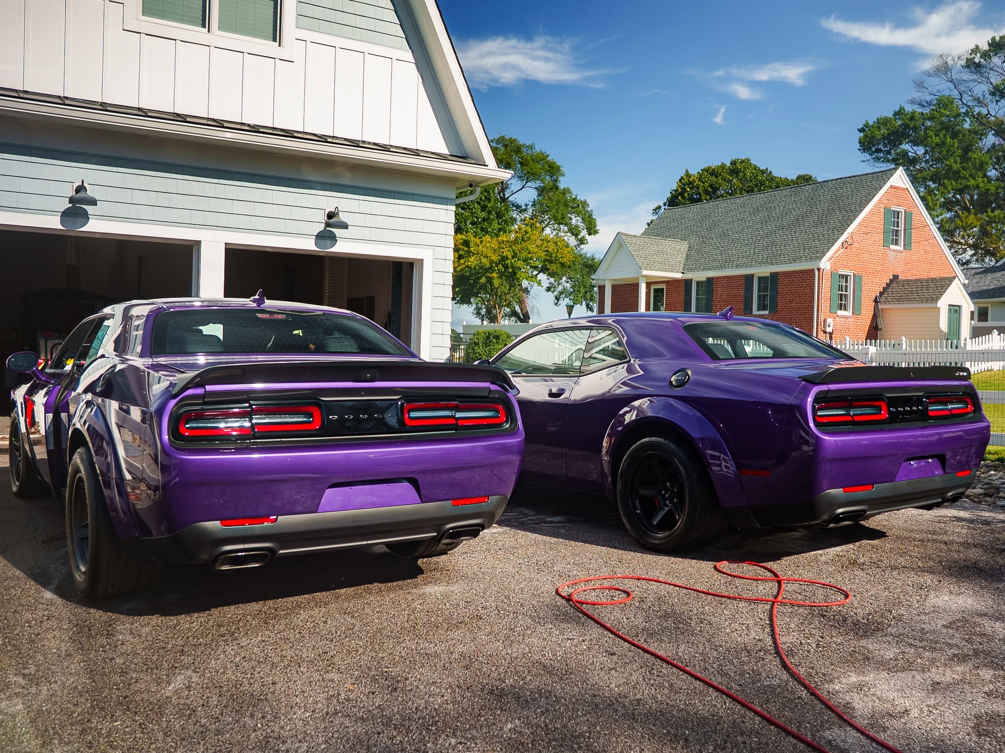 Apex Detailers LLC Purple Mustang Mobile Detailing